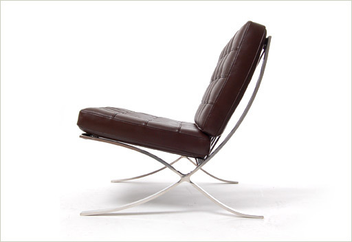 Barcelona chair brown
