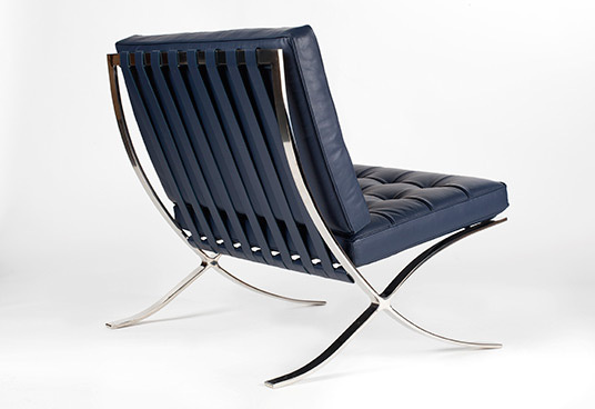 Barcelona chair blue2