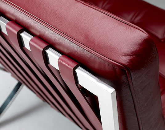 Barcelona chair claret