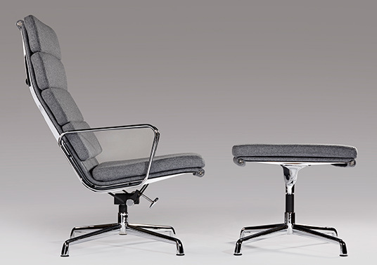 Ea222 chair grey wool