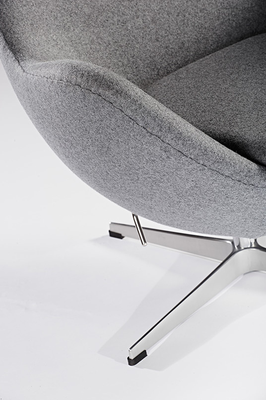 Grey egg chair04