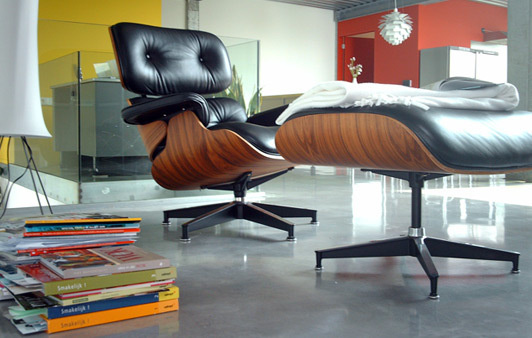 Rosewood eames lounger