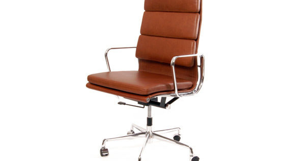 Eames Style Ea219 Soft Pad, Eames Style Office Chair Tan