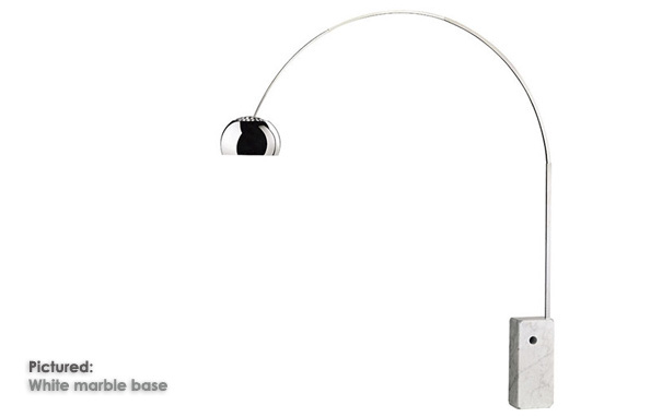 Photograph of Achille Castiglioni Arco Floor Lamp