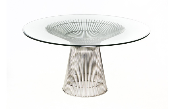 Photograph of Warren Platner Style Dining Table