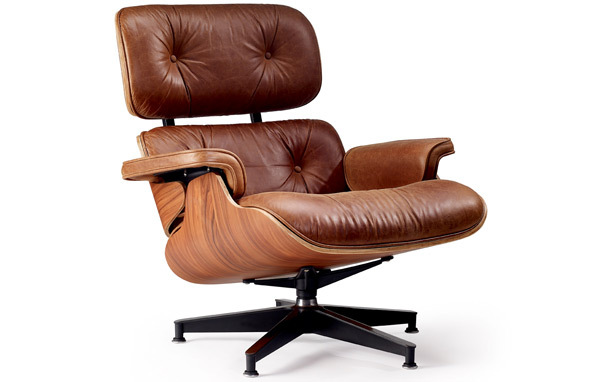 Photograph of Eames Style Lounge Chair & Ottoman