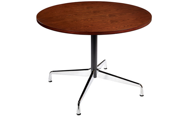 Photograph of Charles Eames Style Round Meeting Table